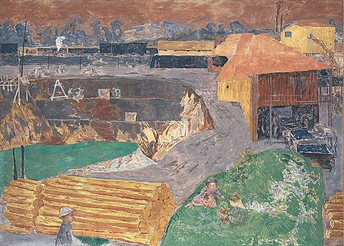 Braunkohlengrube, 1919, Pierre Bonnard
