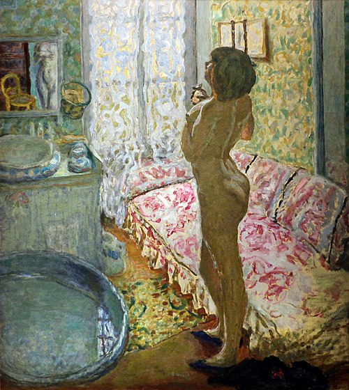 Nude against the light, 1908, Pierre Bonnard