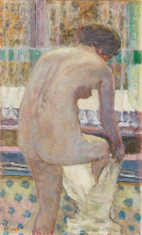 Nude getting dressed, 1925, Pierre Bonnard
