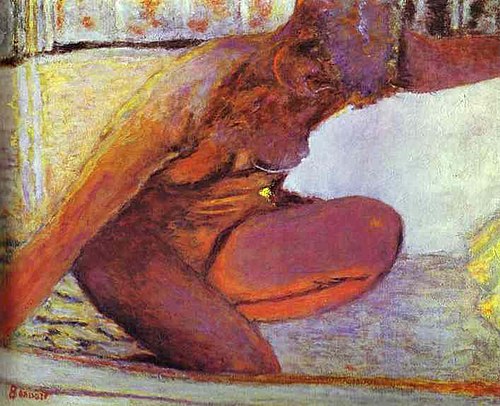 Nu accroupi dans la baignoire, 1935, Pierre Bonnard