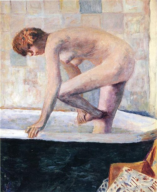 Nude Washing Feet in a Bathtub, 1924, Pierre Bonnard
