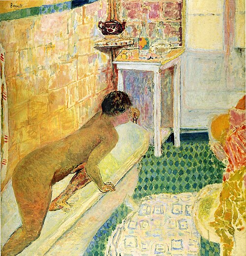 The Exit of the bath, 1926, Pierre Bonnard