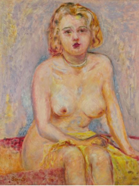 Blond Nude Seated, 1931, Pierre Bonnard