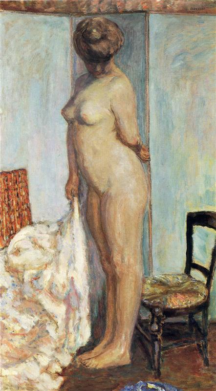 Tall nude, 1906, Pierre Bonnard