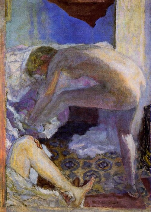 The big blue naked, 1924, Pierre Bonnard