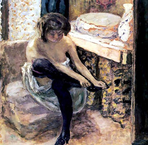 Femme aux bas noirs, 1900, Pierre Bonnard