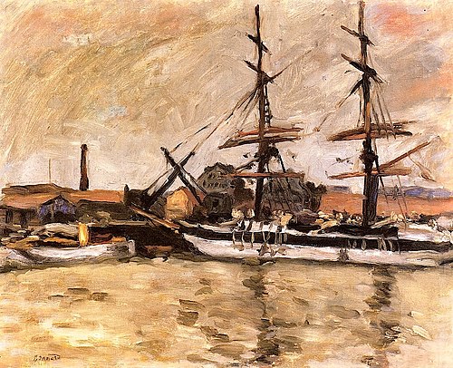 Voilier à quai, 1911, Pierre Bonnard