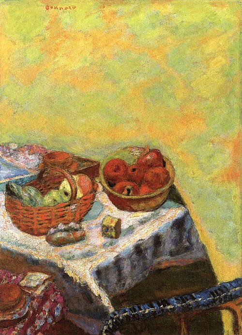 Basket of Fruit in the Sun, 1927, Pierre Bonnard