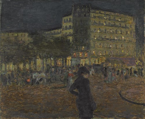 Place Pigalle at Night, 1906, Pierre Bonnard
