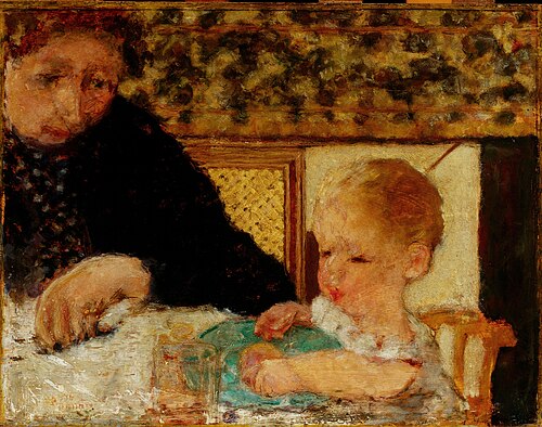 Grandmother with a Child, 1894, Pierre Bonnard