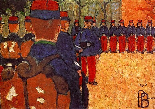 The Parade Ground, 1890, Pierre Bonnard