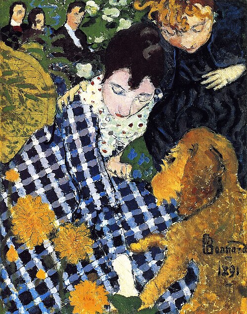 Women with Dog, 1891, Pierre Bonnard