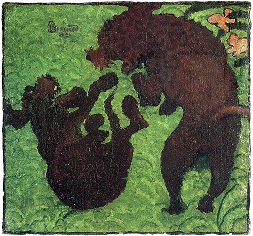 Two Poodles, 1891, Pierre Bonnard