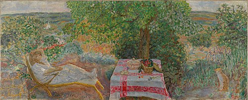 Woman in a Landscape, 1914, Pierre Bonnard