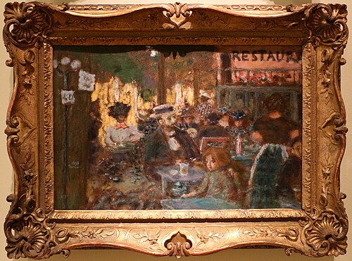 Café Terrace, 1898, Pierre Bonnard