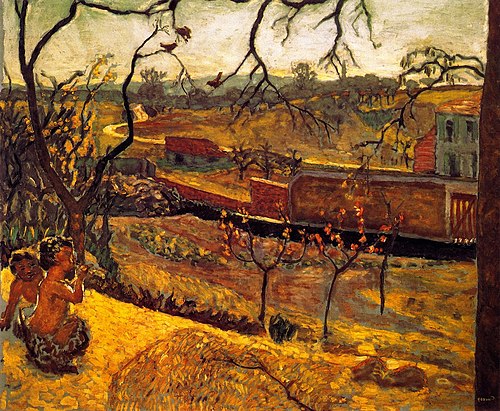 Early Spring. Little Fauns, 1909, Pierre Bonnard