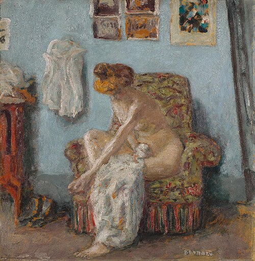 Woman at Her Toilet, 1905, Pierre Bonnard