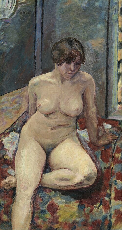 Nu assis, jambe pliée, 1909, Pierre Bonnard