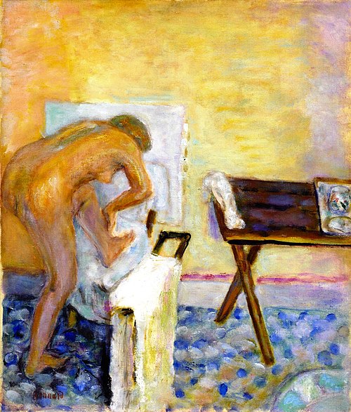 Small Nude Leaning Forward, 1916, Pierre Bonnard