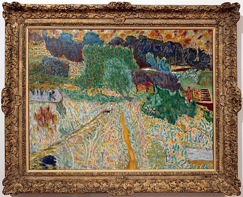 View from the Artist's Studio, Le Cannet, 1945, Pierre Bonnard
