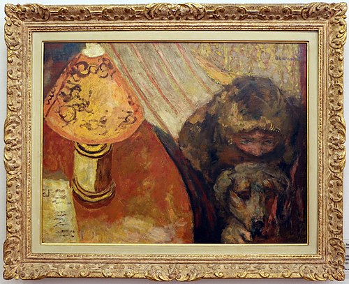 Intérieur (à la lumière de la lampe), 1912, Pierre Bonnard