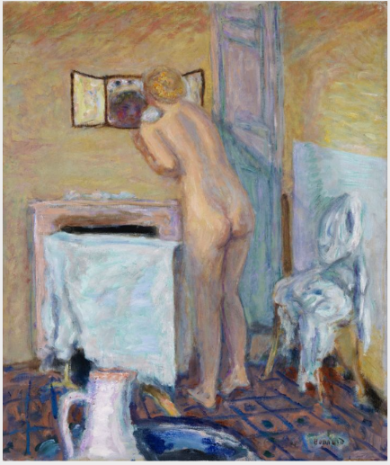 Nude before a Mirror, 1915, Pierre Bonnard