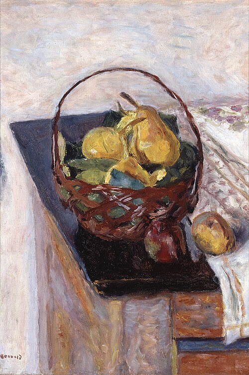 The Basket of Fruit, 1922, Pierre Bonnard