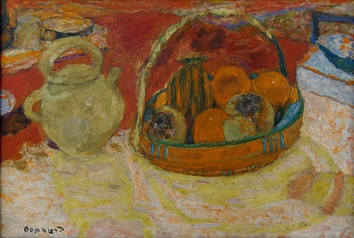 Nature morte jaune et rouge, 1931, Pierre Bonnard