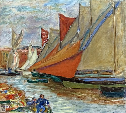 Voiliers au sec, 1914, Pierre Bonnard