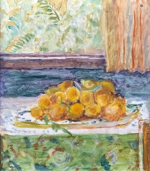 Nature morte aux citrons, 1917, Pierre Bonnard