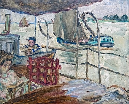 Misia Sert sur le navire d'Edwards, 1905, Pierre Bonnard