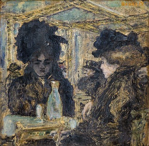 Au café, 1900, Pierre Bonnard