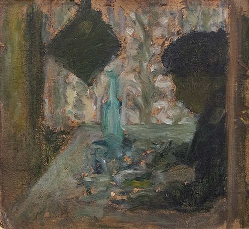 La Femme au restaurant, 1900, Pierre Bonnard