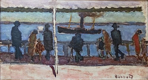 La Promenade au bord de la rivière, 1919, Pierre Bonnard