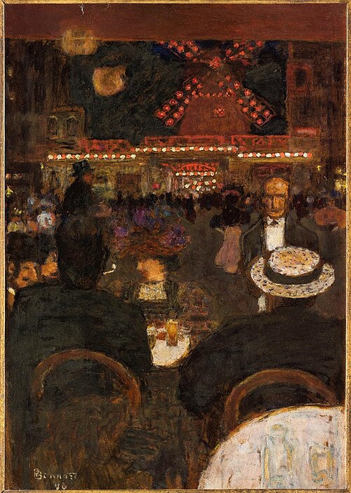 Le Moulin Rouge, 1896, Pierre Bonnard