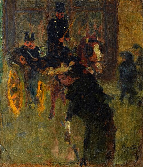 Le fiacre, 1894, Pierre Bonnard