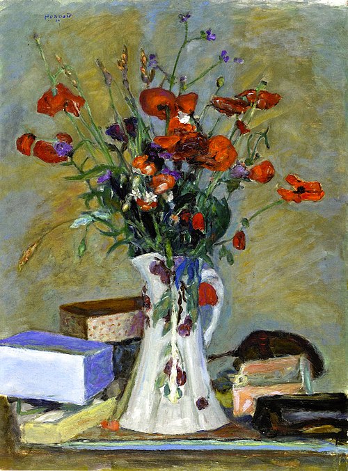 Coquelicots et graminées, 1914, Pierre Bonnard