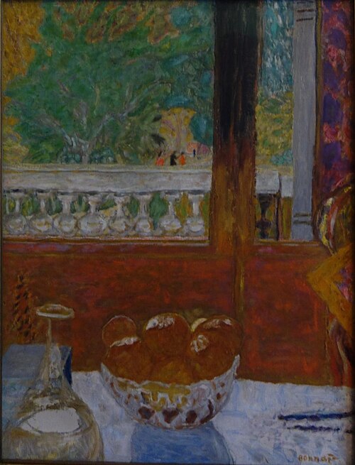 Nature morte devant la fenêtre, , Pierre Bonnard
