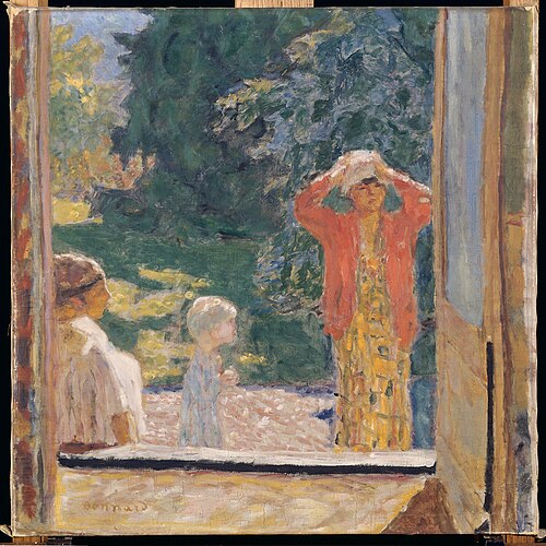 Devant la fenêtre au Grand-Lemps, 1923, Pierre Bonnard
