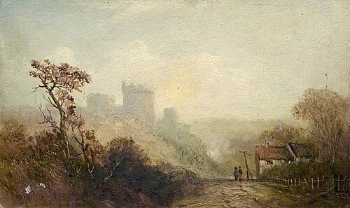 Castle Landscape*, , Claude Thomas Stanfield Moore