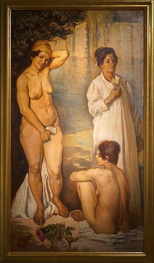 Femmes fellah au bain, 1900, Émile Bernard