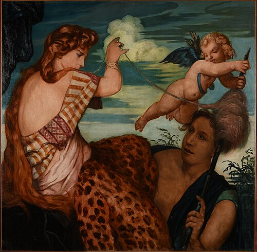 Hercule et Omphale, 1911, Émile Bernard
