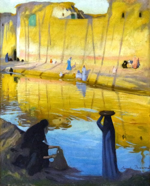 Bords du Nil à Marg, effet du soir, 1912, Émile Bernard