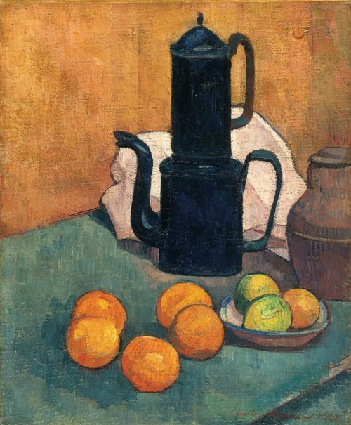 La cafetière bleue, 1888, Émile Bernard