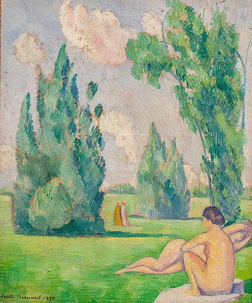 Nus dans un paysage, 1890, Émile Bernard