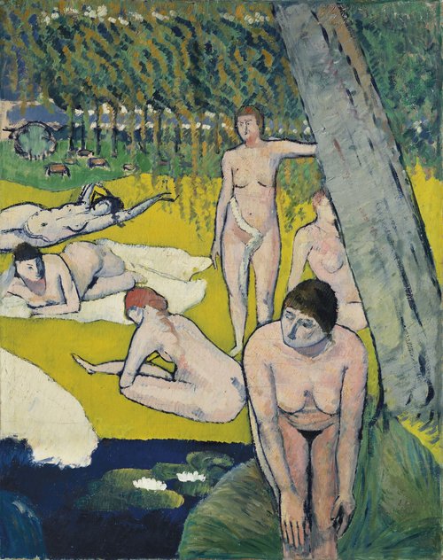 Baigneuses aux nénuphars, 1889, Émile Bernard