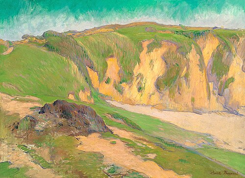 Falaises, Le Pouldu, , Émile Bernard