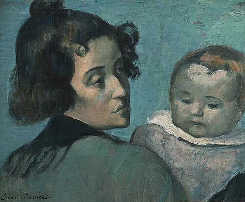 Mère et enfant, 1898, Émile Bernard