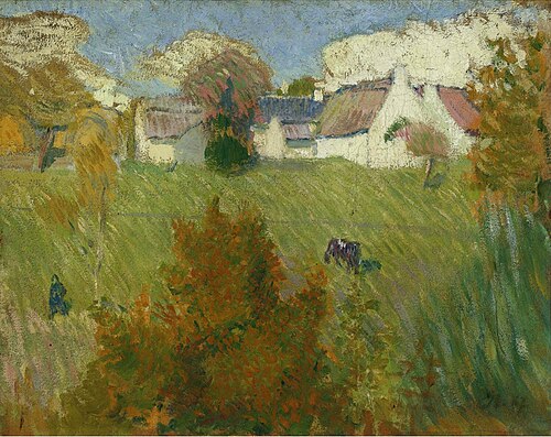 Ferme à Pont-Aven, 1887, Émile Bernard