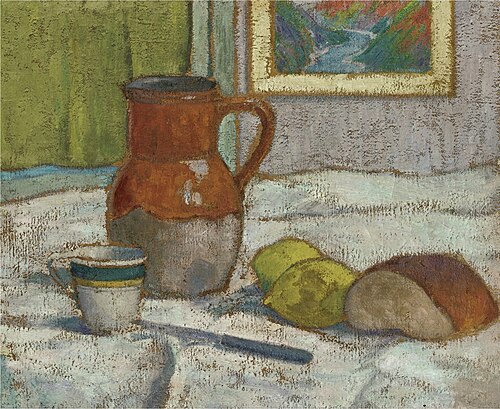 Nature morte au pichet et à la tasse, 1889, Émile Bernard